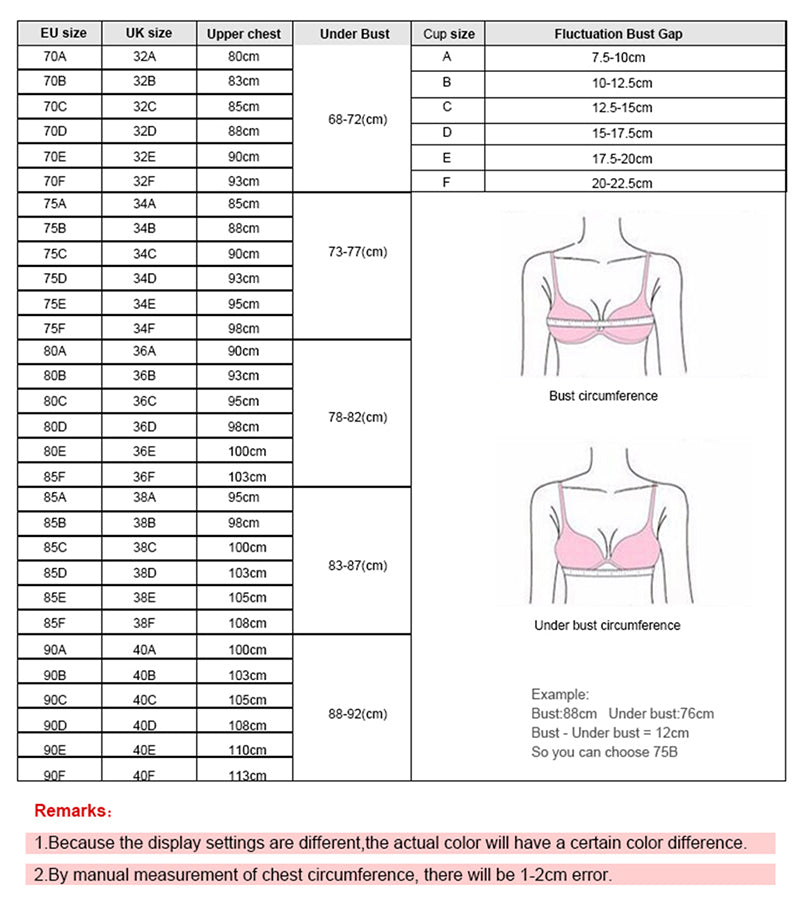 Elegant Front Buckle Double Padded Push-up Wire Bra & Underwear Combo