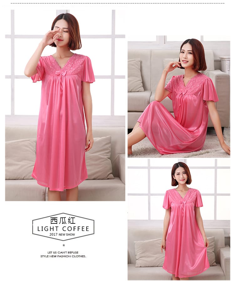 Elegant Sweet Silk Nightwear SN-096