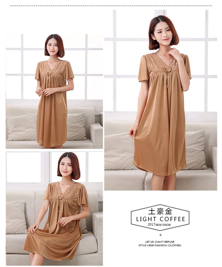 Elegant Sweet Silk Nightwear SN-096