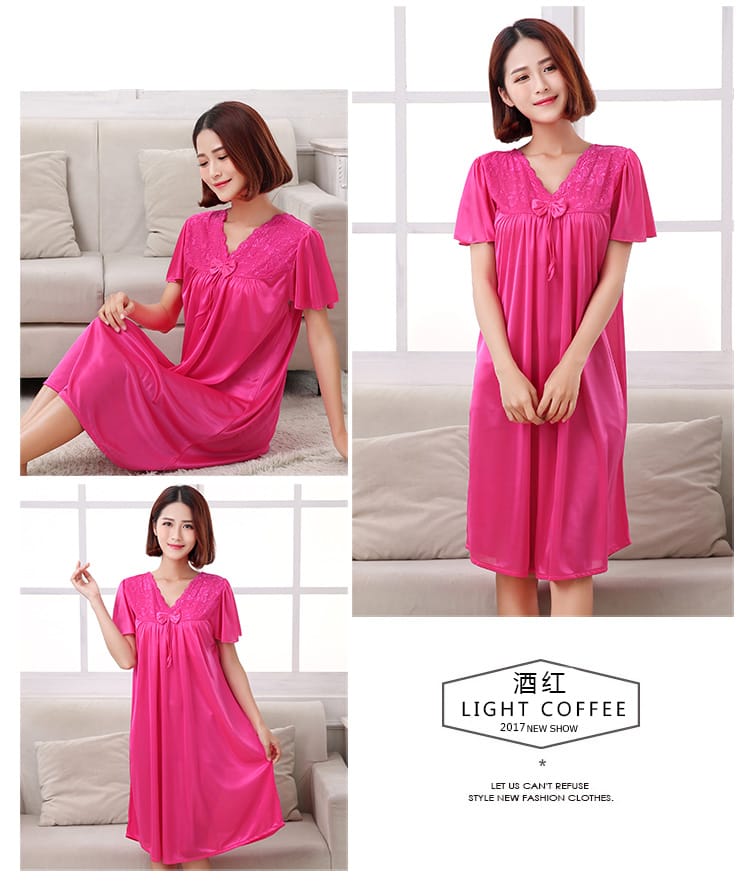 Elegant Sweet Silk Nightwear SN-096