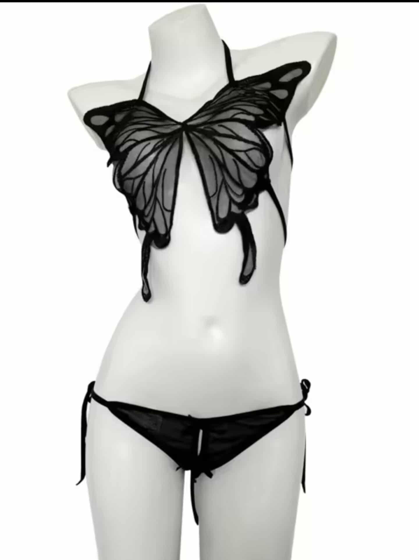 Sensual Butterfly Style Shaped Embroidery Fairy Lingerie For Fine Women NW-0725