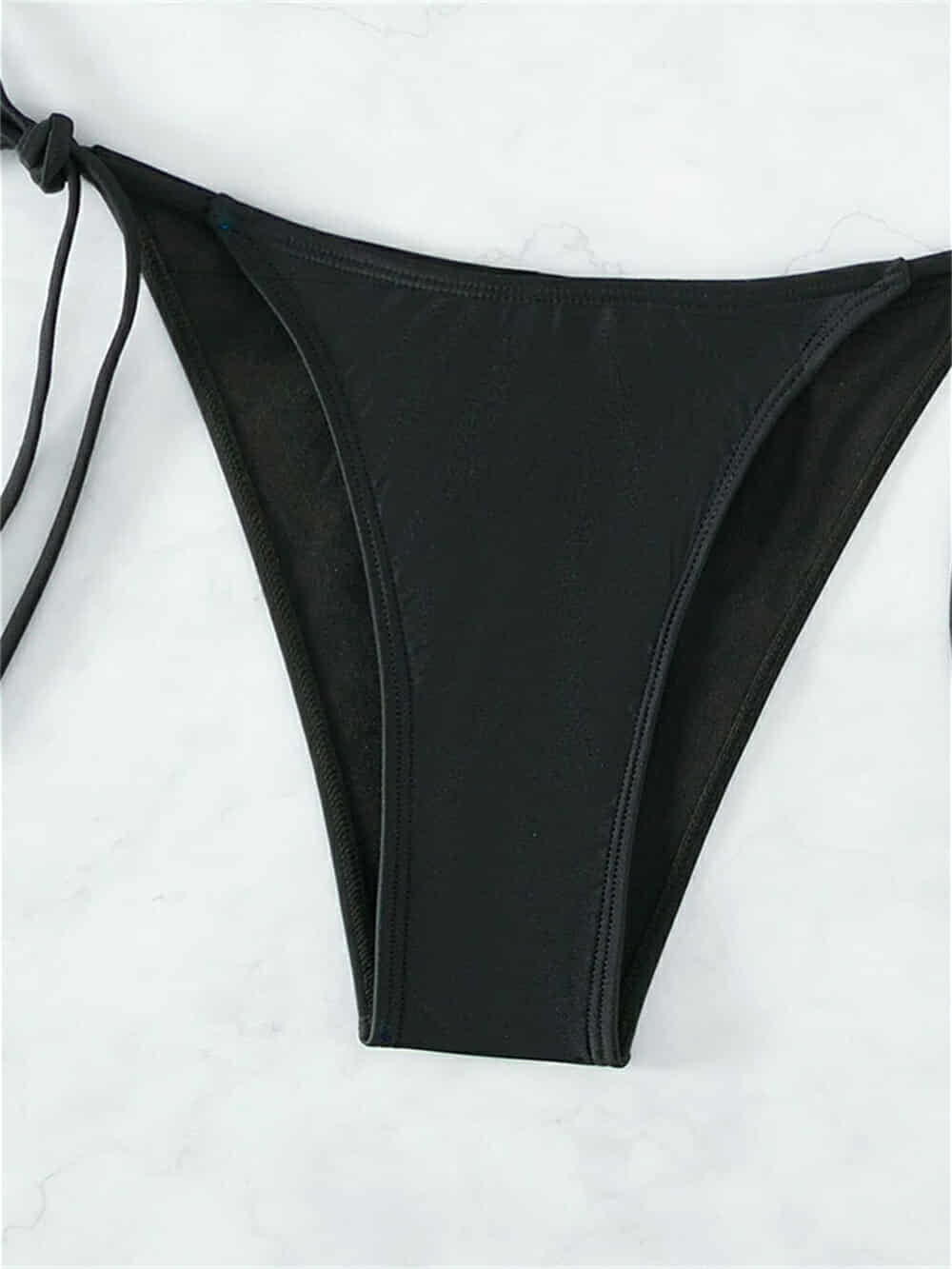 Pearl Strings Erotic Wireless Cups Fancy Bikini Bra Set | PS-001