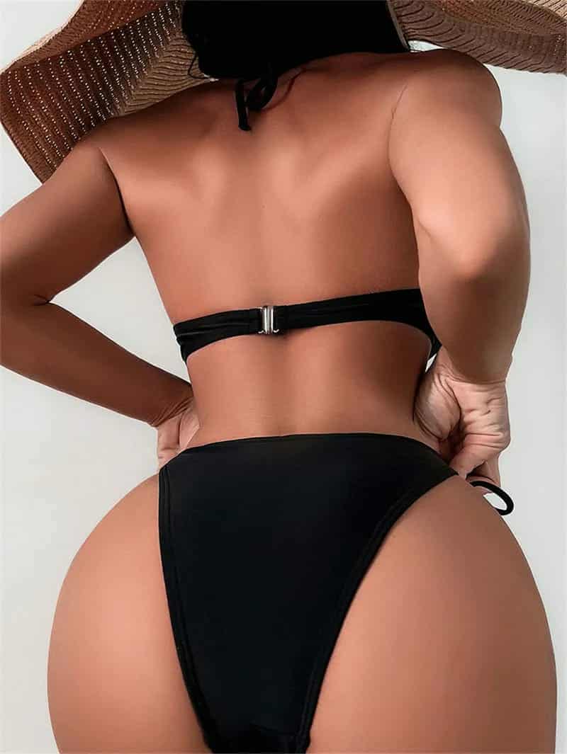 Pearl Strings Erotic Wireless Cups Fancy Bikini Bra Set | PS-001