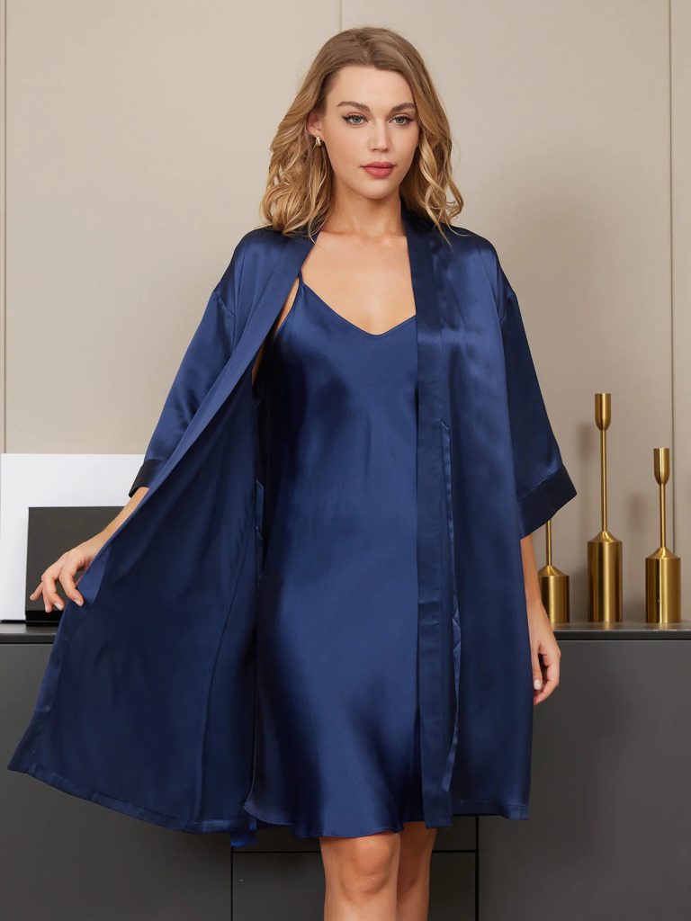 ELEGANT SILKY NIGHTS 2 PIECES NIGHTWEAR SN-222