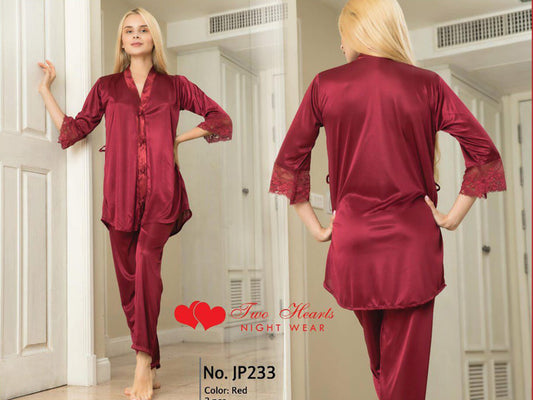 Elegant Two Hearts Nightwear Two Pieces JE-233