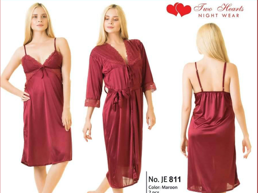 Elegant Two Hearts Nightwear Two Pieces JE-811