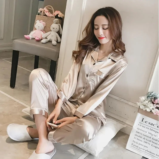 nighty dress trouser shirt New 100% Viscose Floral Printed Ladies Kimono Style Pajamas Set Loose Thin V-Neck Loungewear 2Pcs