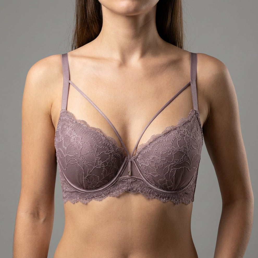 Premium Lacy Stylish Push up Bra 0021