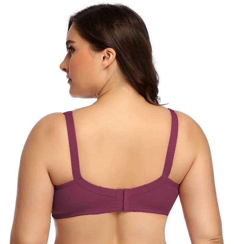 Beautiful Non-Padded Non-Wired Full Cup Bra in Cotton NP-13