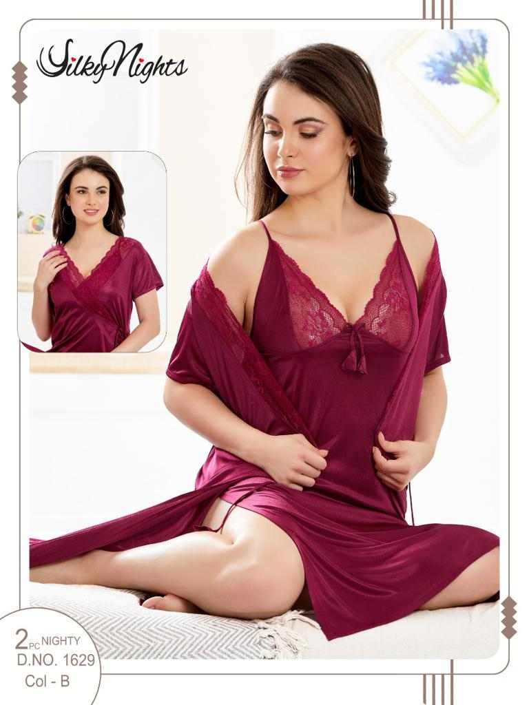 ELEGANT SILKY NIGHTS NIGHTWEAR SN-1629