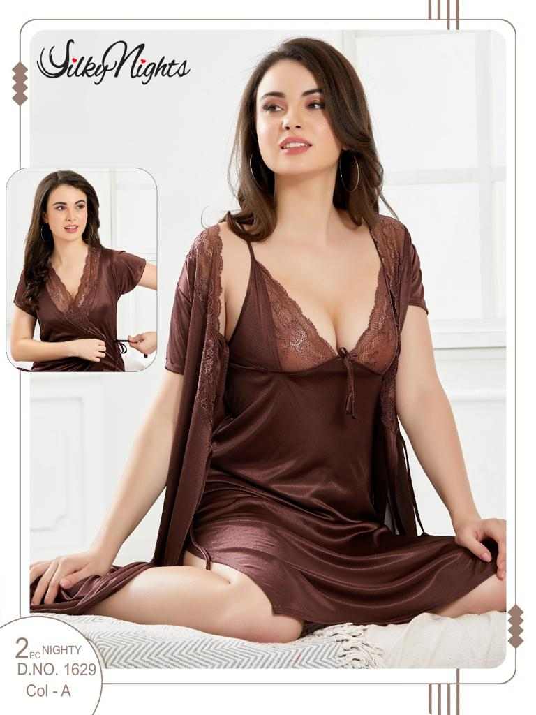 ELEGANT SILKY NIGHTS NIGHTWEAR SN-1629