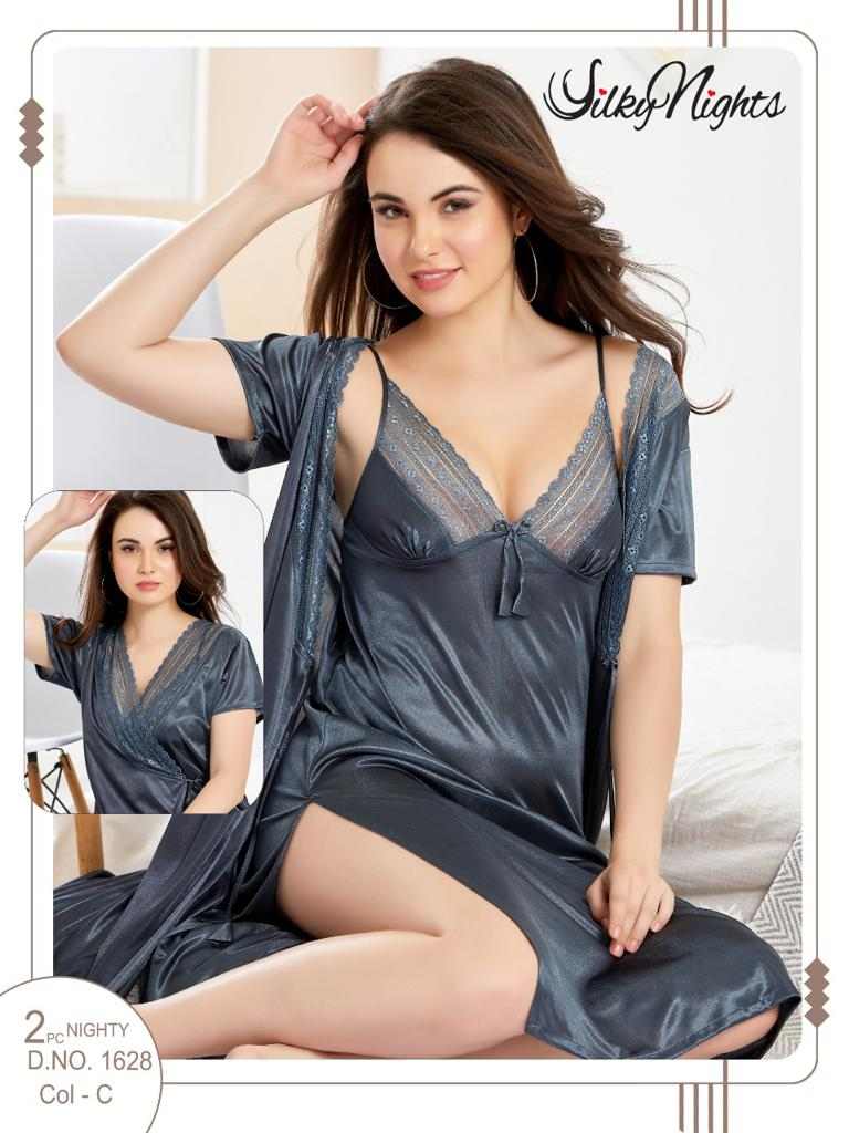 ELEGANT SILKY NIGHTS NIGHTWEAR SN-1628