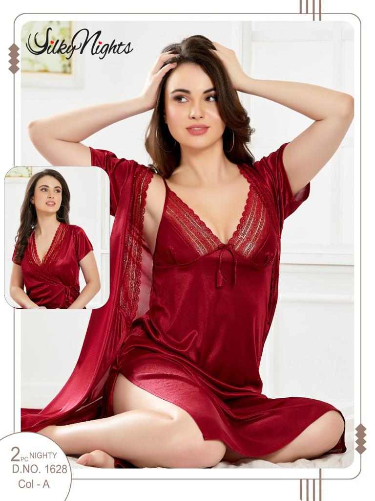 ELEGANT SILKY NIGHTS NIGHTWEAR SN-1628