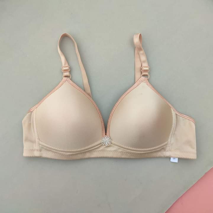 BEAUTIFUL PADDED NON-WIRED FULL CUP BRA IN COTTON P-16