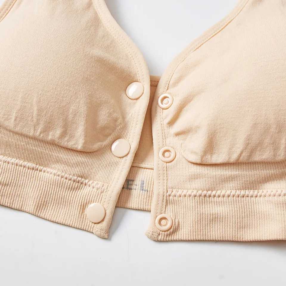 Seamless Push UP Vest Ladies Front Button Sexy Bra