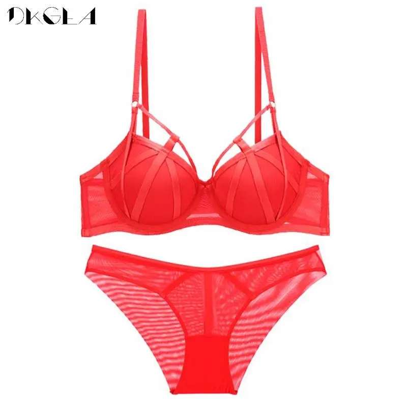 Elegant Stripe Bra Sets Push-Up Brassiere Underwear Set For Women BBS-03