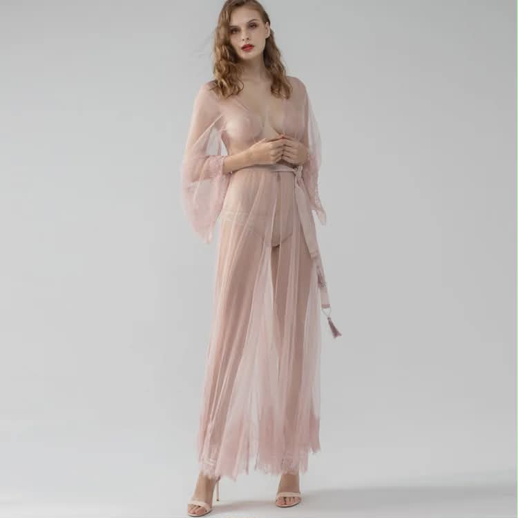 Erotic See Through Nightdress Embroidery Lace Sleepwear EN-79625
