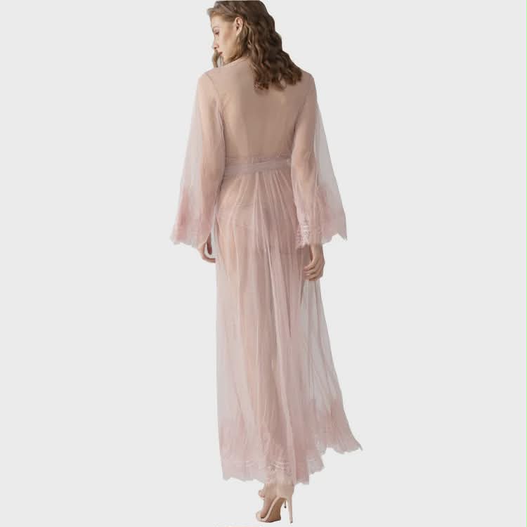 Erotic See Through Nightdress Embroidery Lace Sleepwear EN-79625