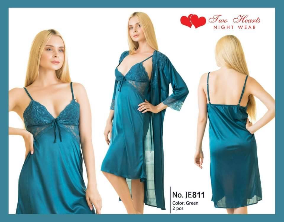 Elegant Two Hearts Nightwear Two Pieces JE-811