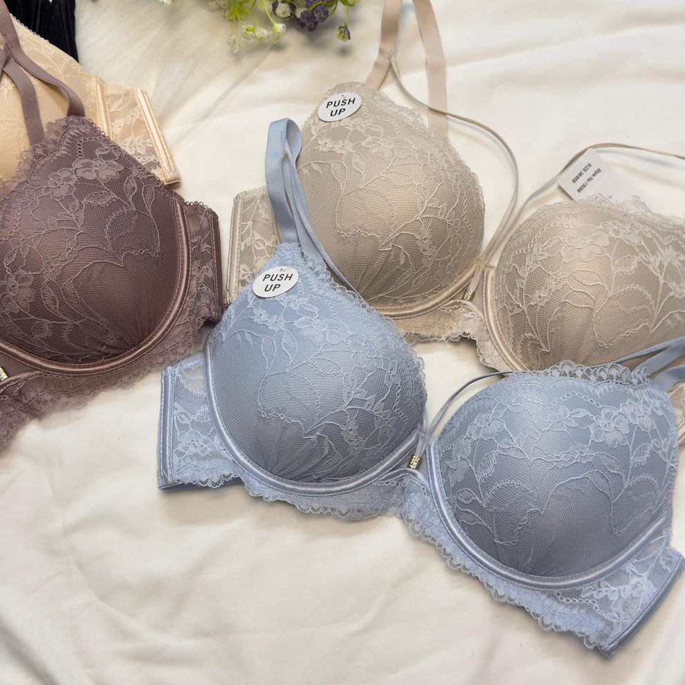 Premium Lacy Stylish Push up Bra 0021