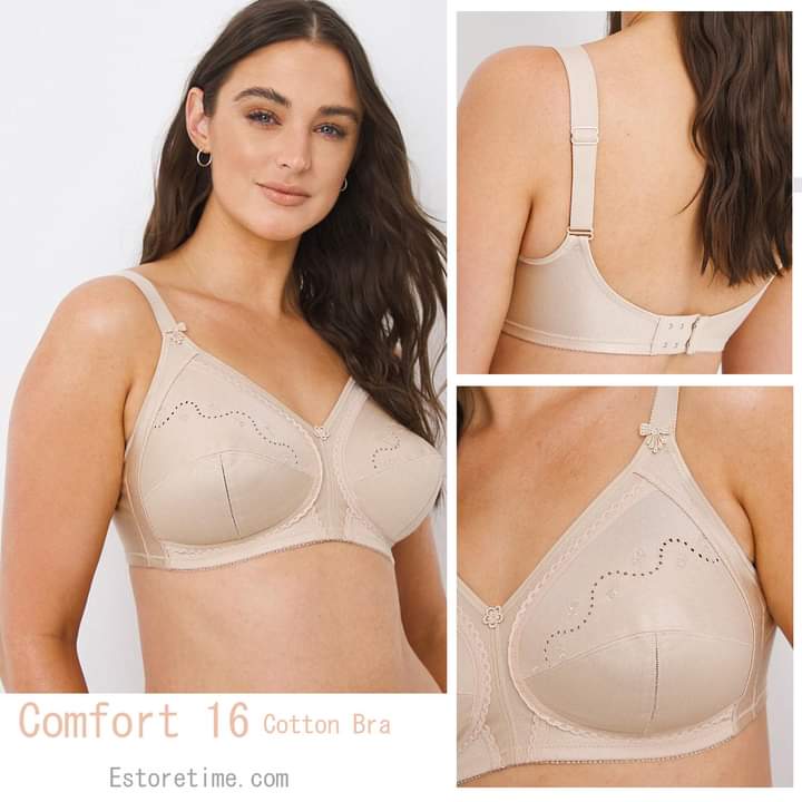 Beautiful Non-Padded Non-Wired Full Cup Bra in Cotton NP-15