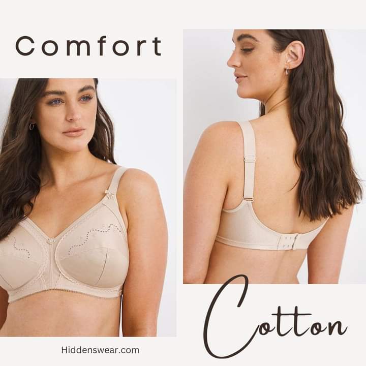 Beautiful Non-Padded Non-Wired Full Cup Bra in Cotton NP-15