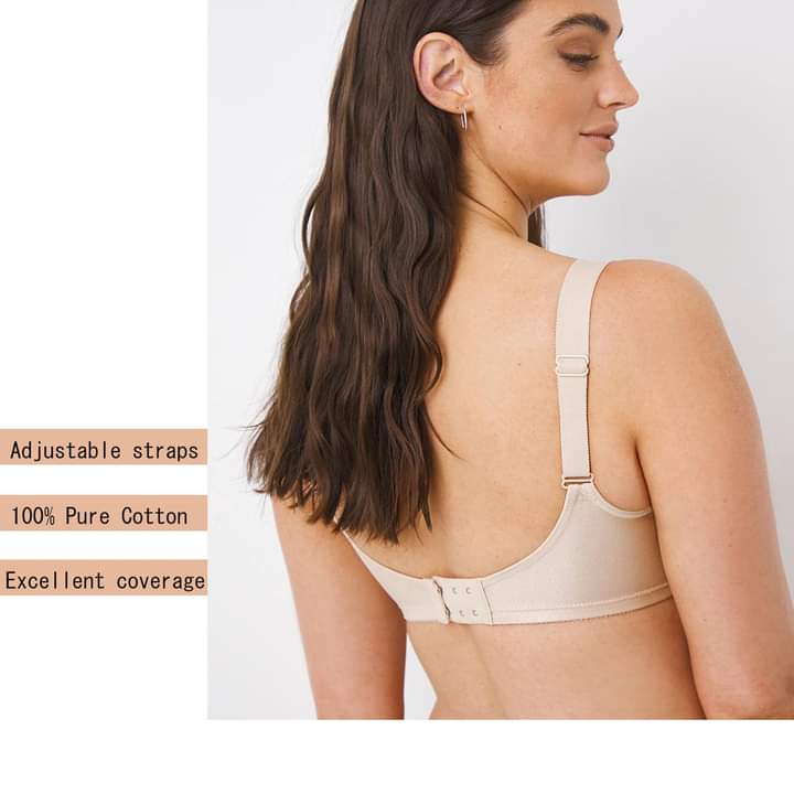 Beautiful Non-Padded Non-Wired Full Cup Bra in Cotton NP-15