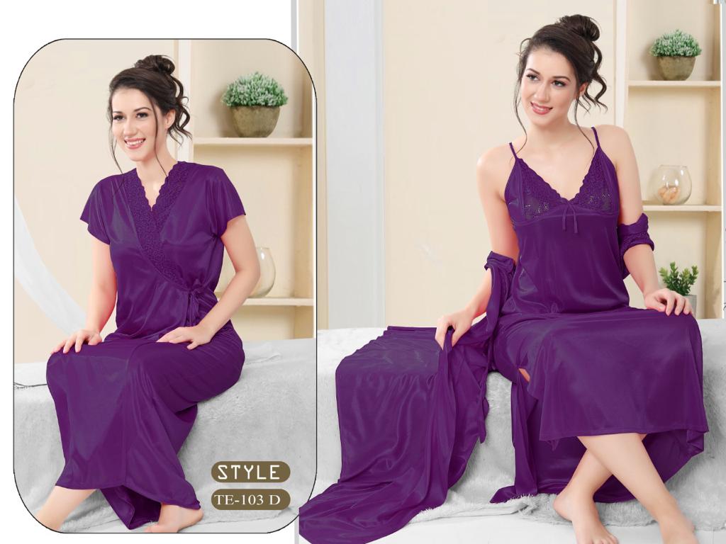 Pcs Wedding Nightwear And Sleepwear Embroided