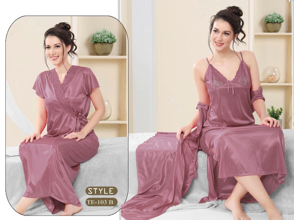 Pcs Wedding Nightwear And Sleepwear Embroided