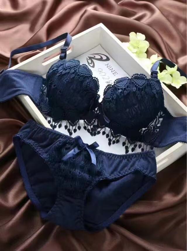 Bridal Heart Bra Set