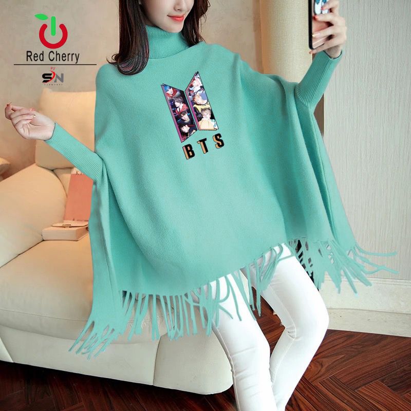 Female Fleece Poncho