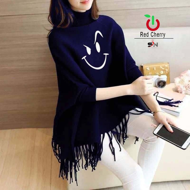 Female Fleece Poncho