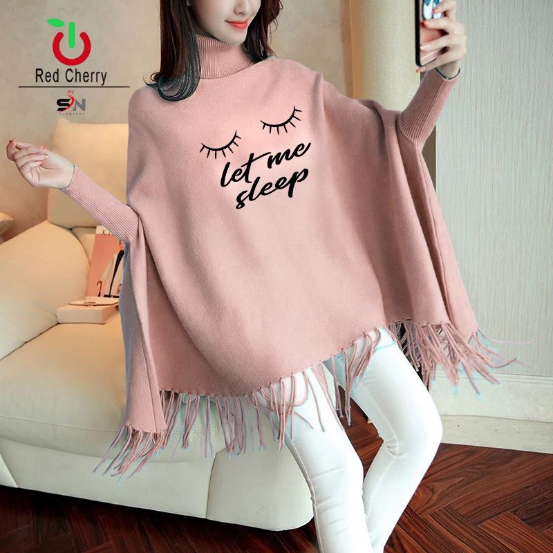 Female Fleece Poncho