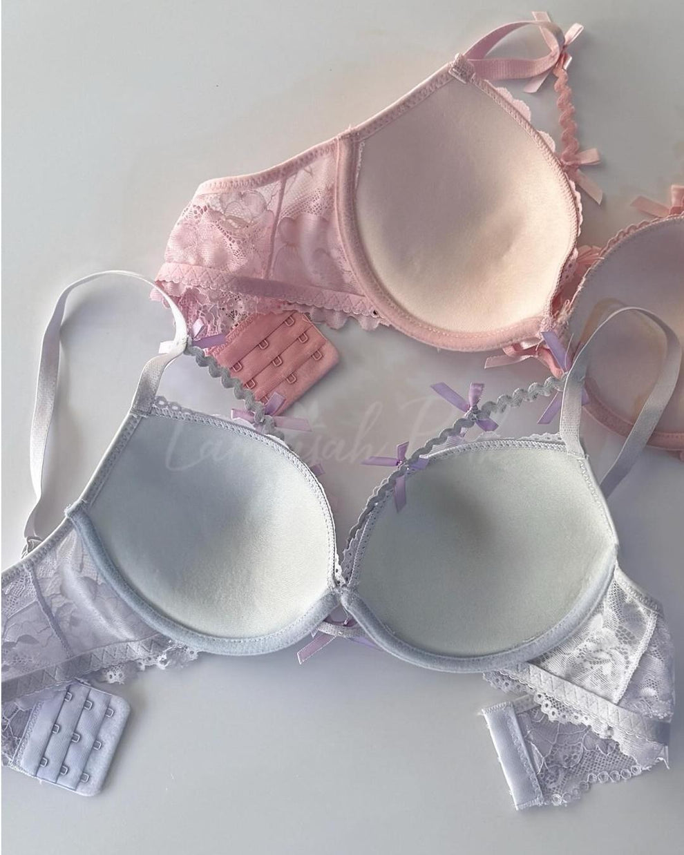 Luxe Bowy Bra Set 009