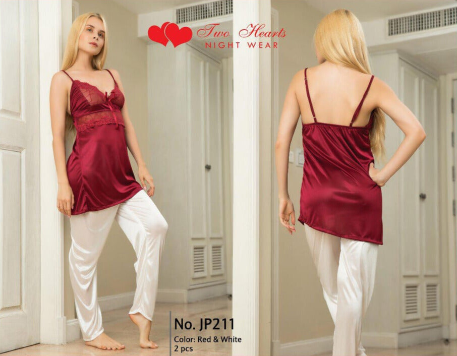 Elegant Two Hearts Nightwear Two Pieces JE-211