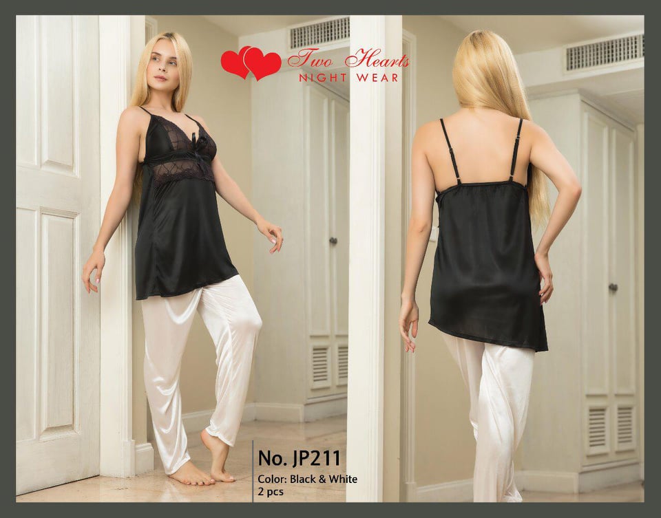 Elegant Two Hearts Nightwear Two Pieces JE-211