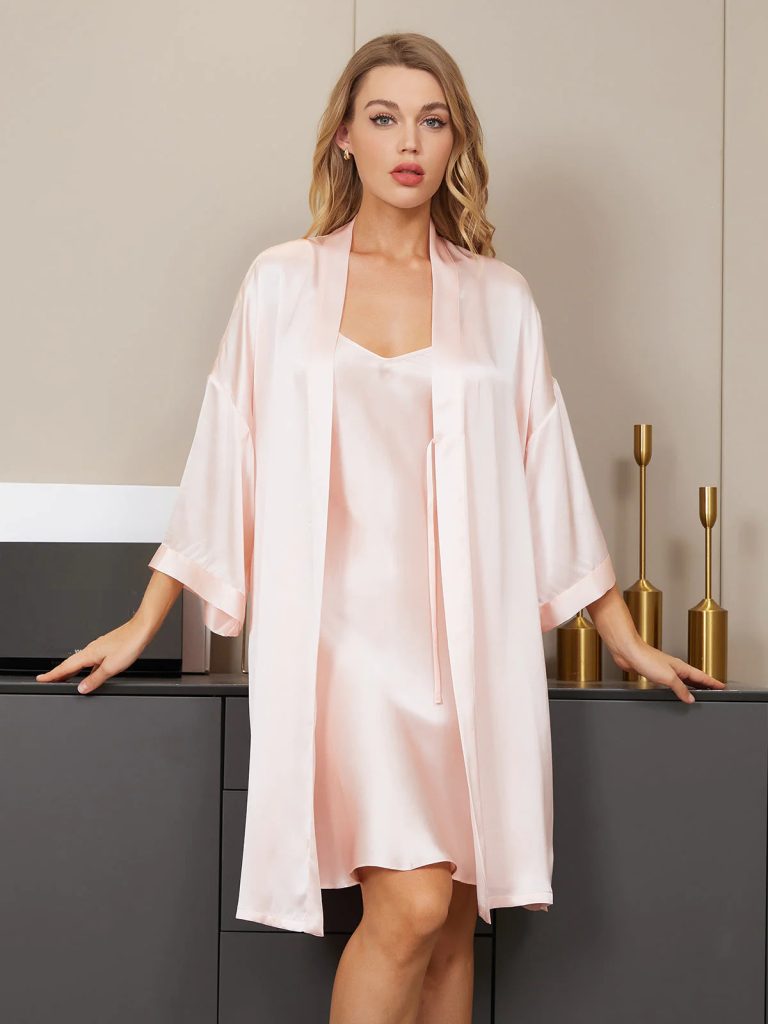 ELEGANT SILKY NIGHTS 2 PIECES NIGHTWEAR SN-222