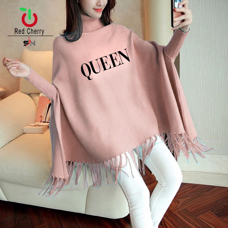 Female Fleece Poncho