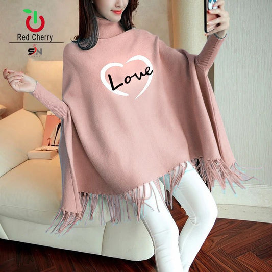 Female Fleece Poncho