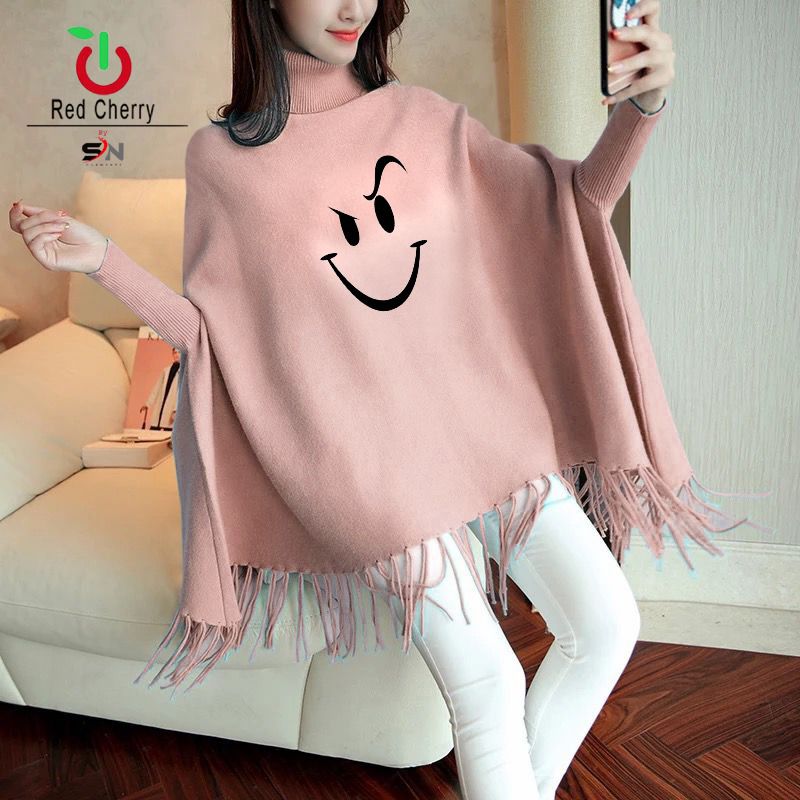 Female Fleece Poncho